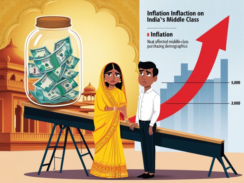 Analysis of the effects of inflation on the wealth of India's middle class