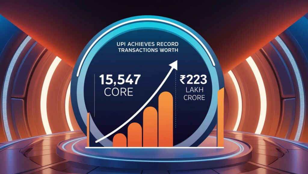 UPI Achieves Record 15,547 Crore Transactions Worth ₹223 Lakh Crore by November 2024